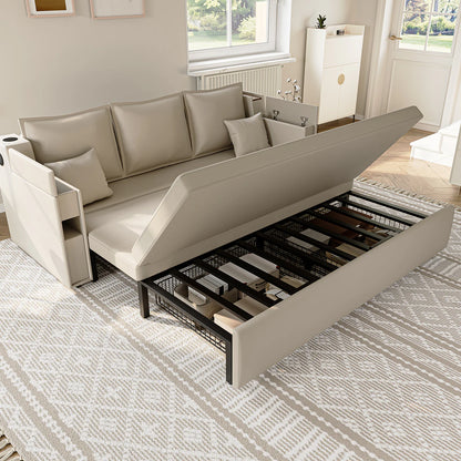 Japandi Convertible Sleeper Sofa