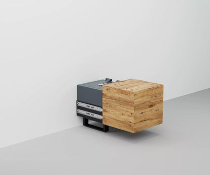 Balzblock T50 Bedside Table with Safe